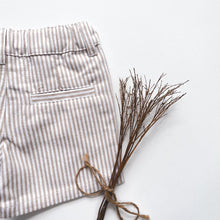 Load image into Gallery viewer, Love Henry Bottoms Baby Boys Dress Shorts - Beige Pinstripe
