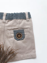 Load image into Gallery viewer, Love Henry Bottoms Baby Boys Oscar Shorts - Beige
