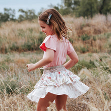 Load image into Gallery viewer, Love Henry Bottoms Girls Frilly Skirt - Fairyfloss Sunset
