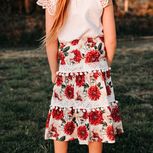 Load image into Gallery viewer, Love Henry Bottoms Girls Maggie Skirt - Amore Floral
