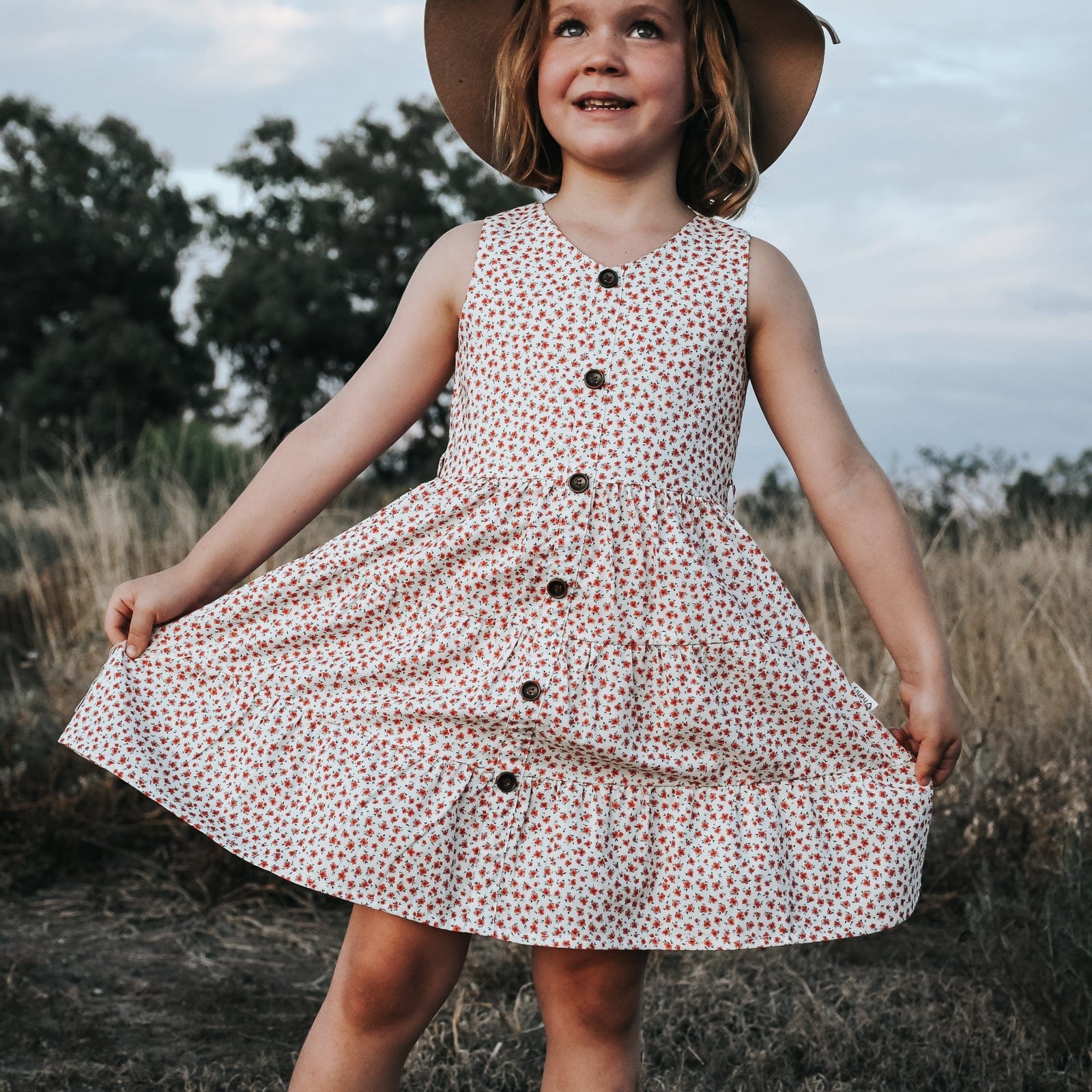 Love Henry Dresses Girls Alice Dress - Petite Poppy