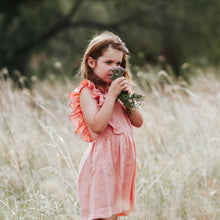 Load image into Gallery viewer, Love Henry Dresses Girls Florence Summer Dress - Peach Pink Linen
