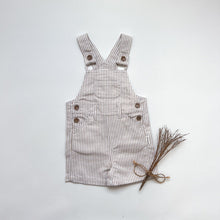 Load image into Gallery viewer, Love Henry Overalls Baby Boys Roy Dungaree - Beige Pinstripe
