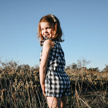 Load image into Gallery viewer, Love Henry Playsuits Girls Chloe Playsuit - Navy Check

