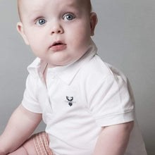 Load image into Gallery viewer, Love Henry Rompers Baby Boys Polo Romper - White
