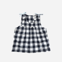 Load image into Gallery viewer, Love Henry Tops Baby Girls Amelia Top - Navy Check
