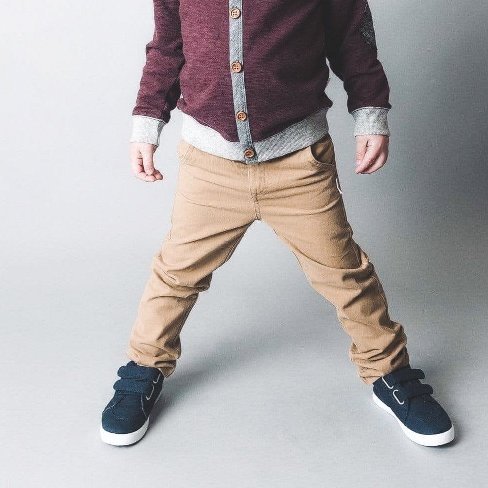 Love Henry Bottoms Boys Chino Pant - Taupe