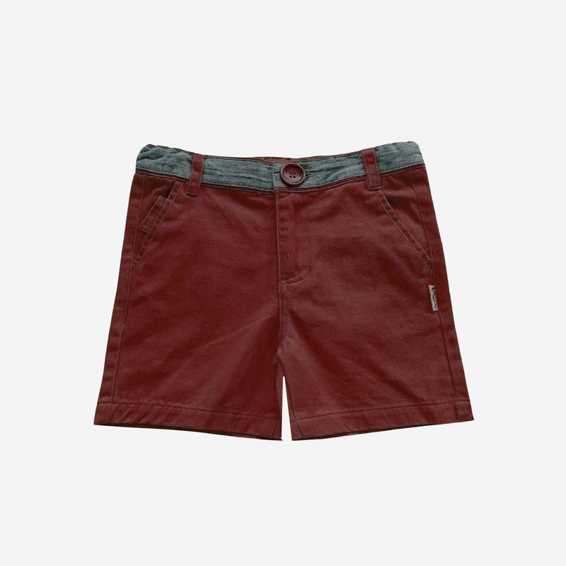 Boys Oscar Shorts - Burnt Red