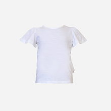 Load image into Gallery viewer, Love Henry Tops Girls Frill Sleeve Top - White
