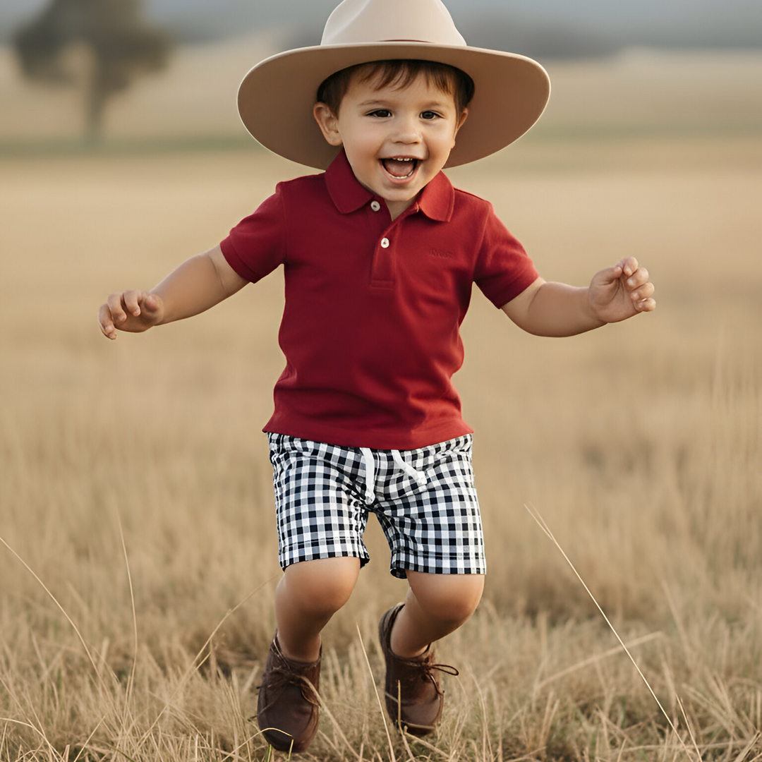 Boys Polo Shirt - Red