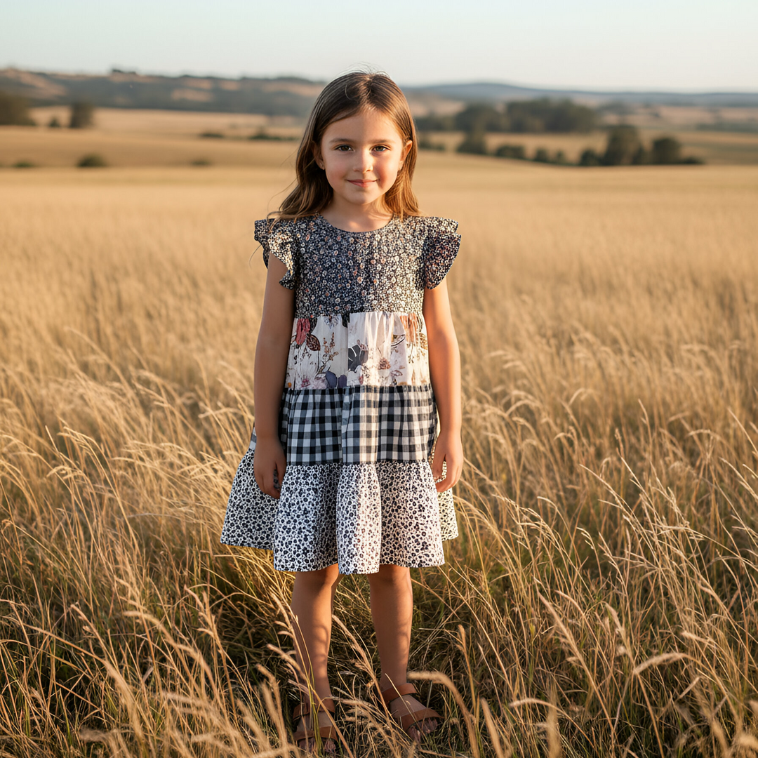 Girls Ivy Dress -  Meadow Floral