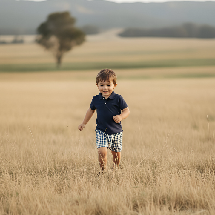 Boys Polo Shirt - Navy