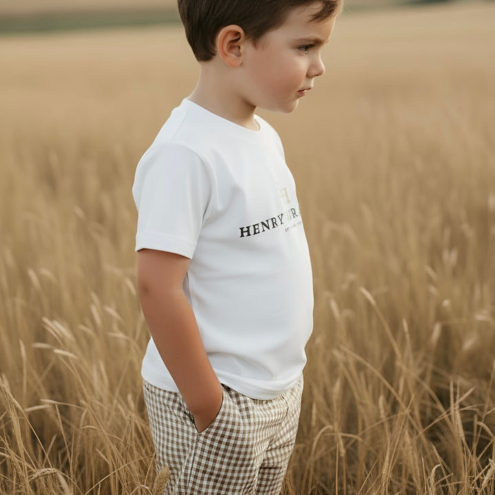 Boys Henry Rural Co Tee - White