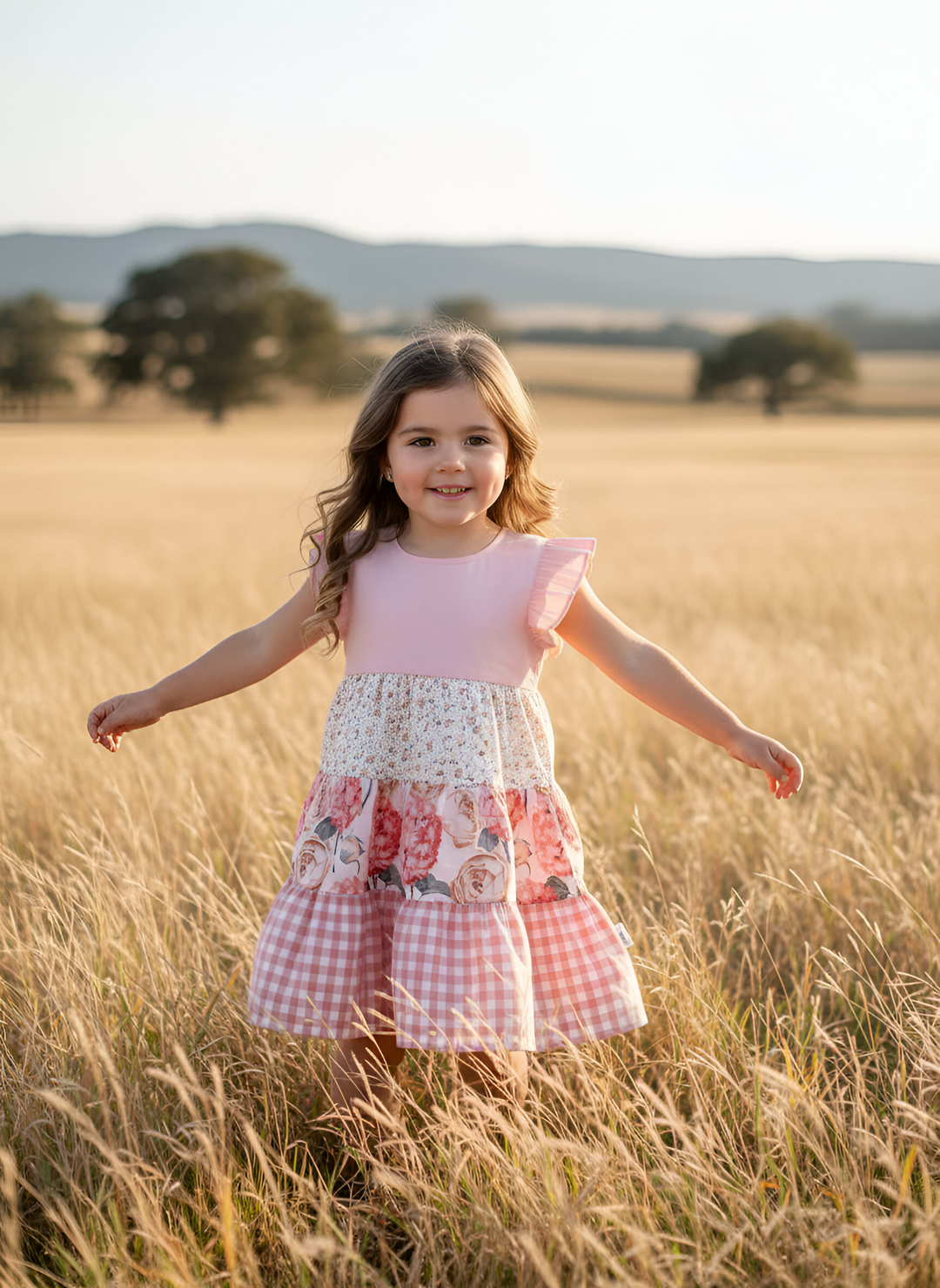 Girls Ivy Dress - Pretty Blossom