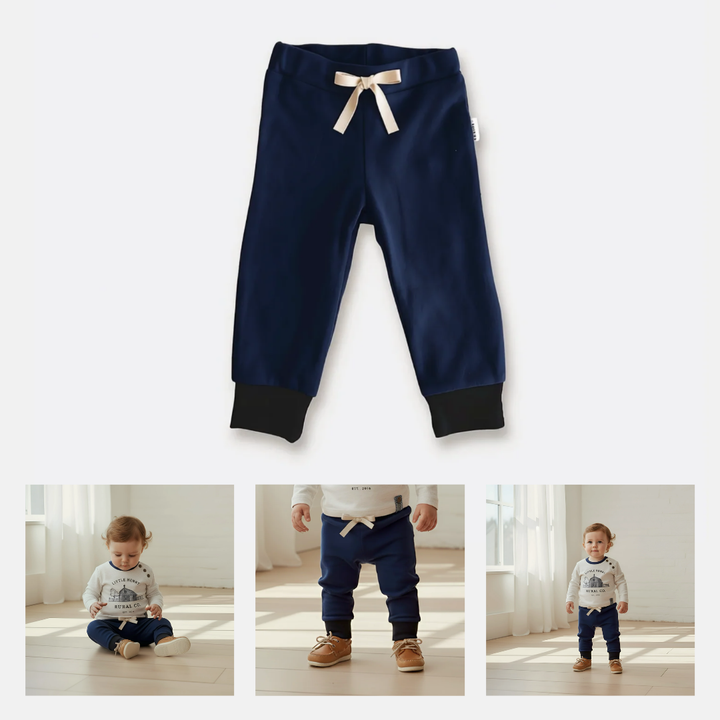 Baby Boys Comfy Pants - Navy