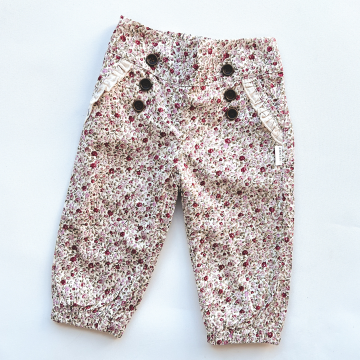 Baby Girls Harem Pants - Lovely Floral