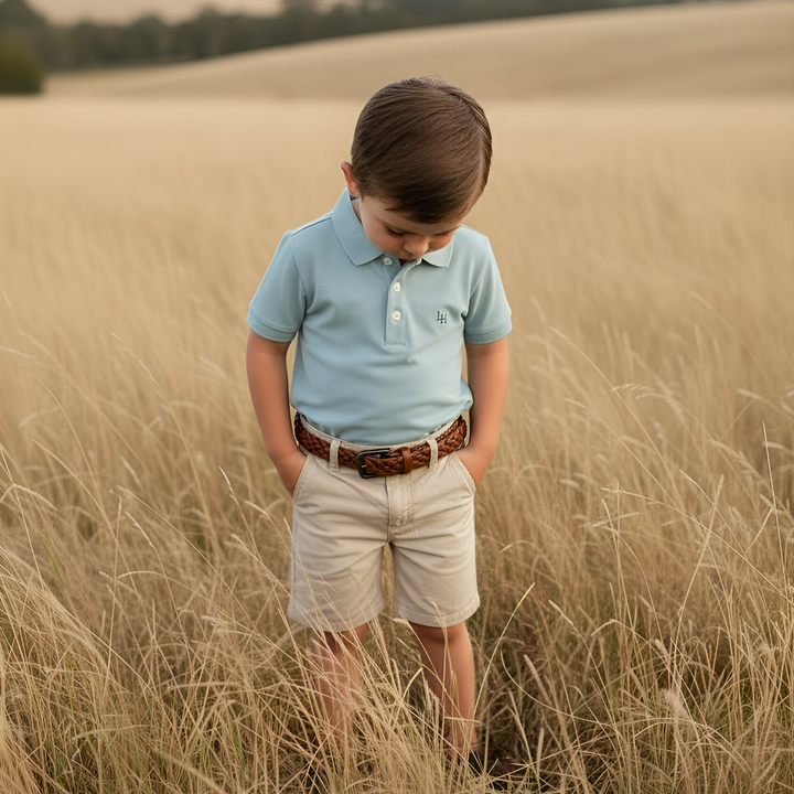 Boys Polo Shirt - Blue 26