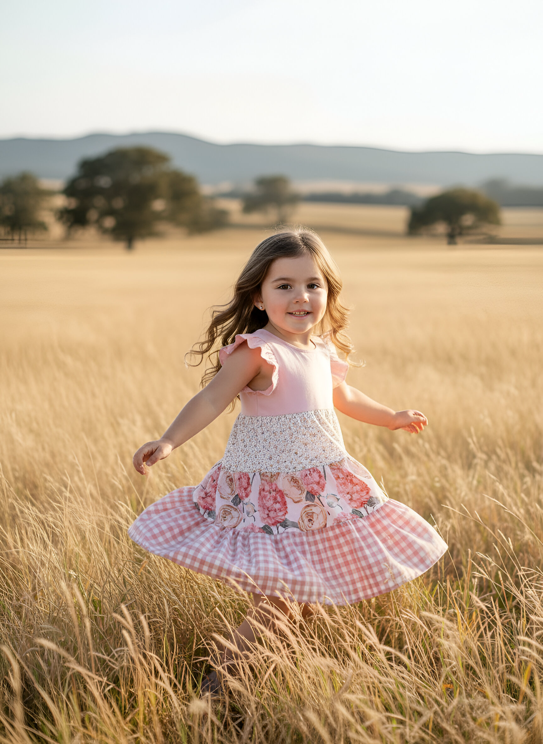 Girls Ivy Dress - Pretty Blossom