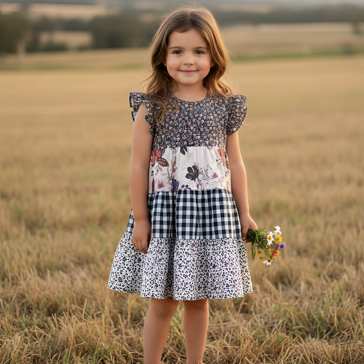 Girls Ivy Dress -  Meadow Floral