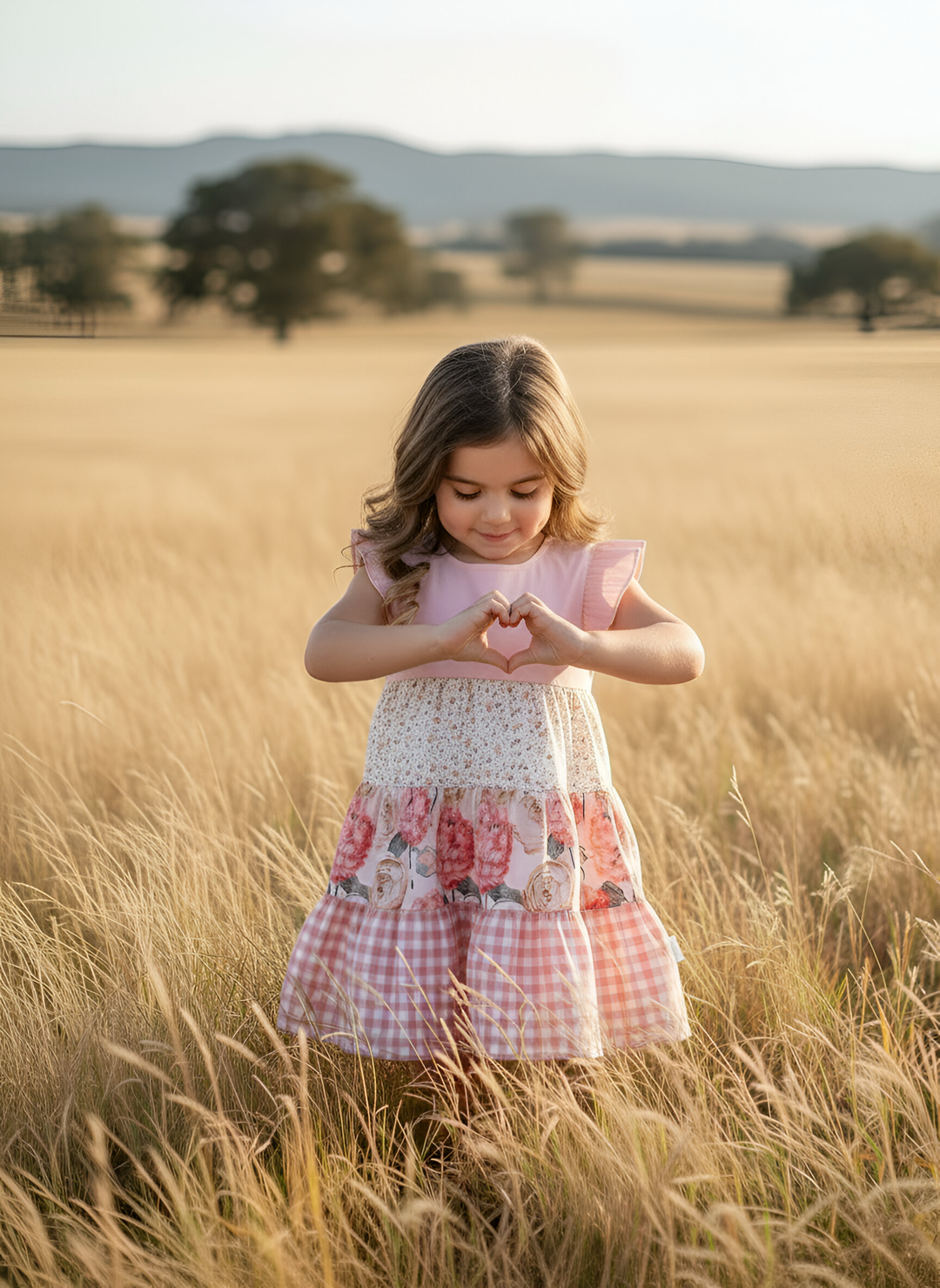 Girls Ivy Dress - Pretty Blossom