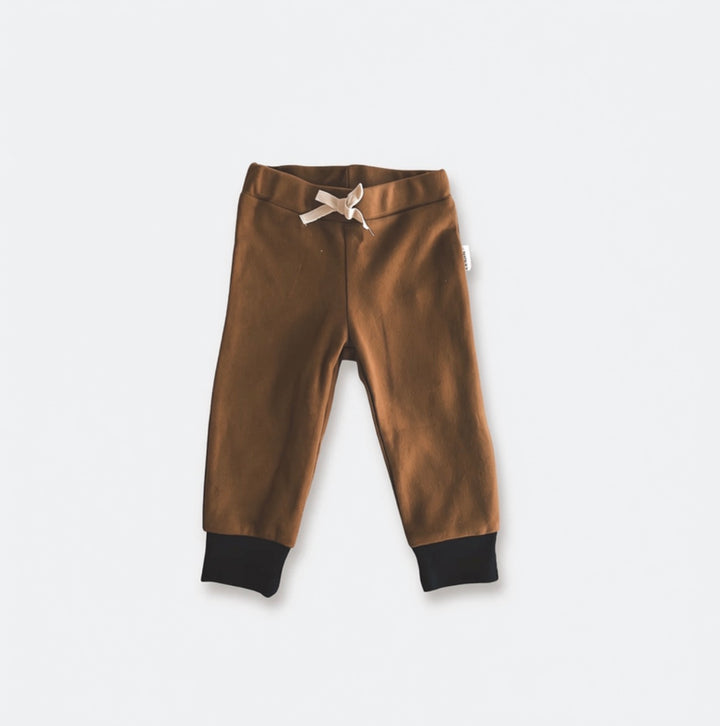 Baby Boys Comfy Pants - Chestnut