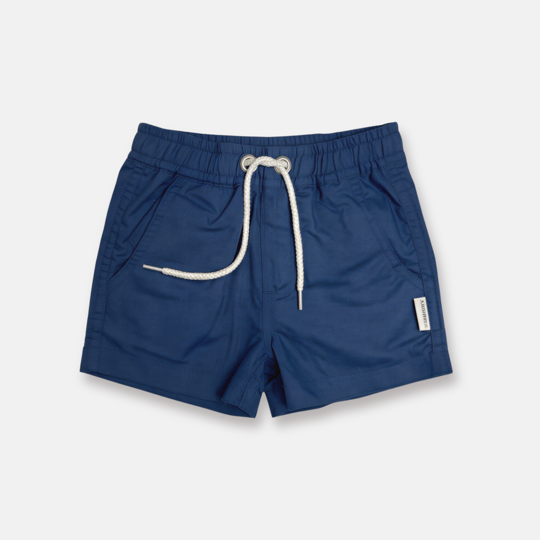 Baby Boys Sonny Short - Blue Linen 26