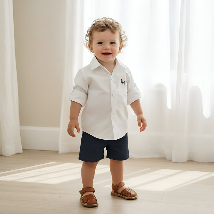 Baby Boys Chino Shorts - Navy 26