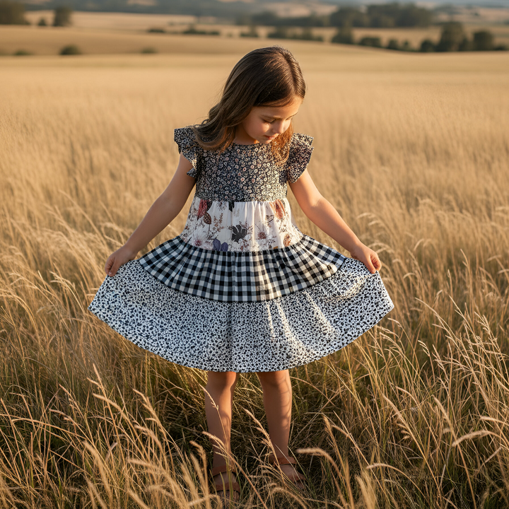 Girls Ivy Dress -  Meadow Floral