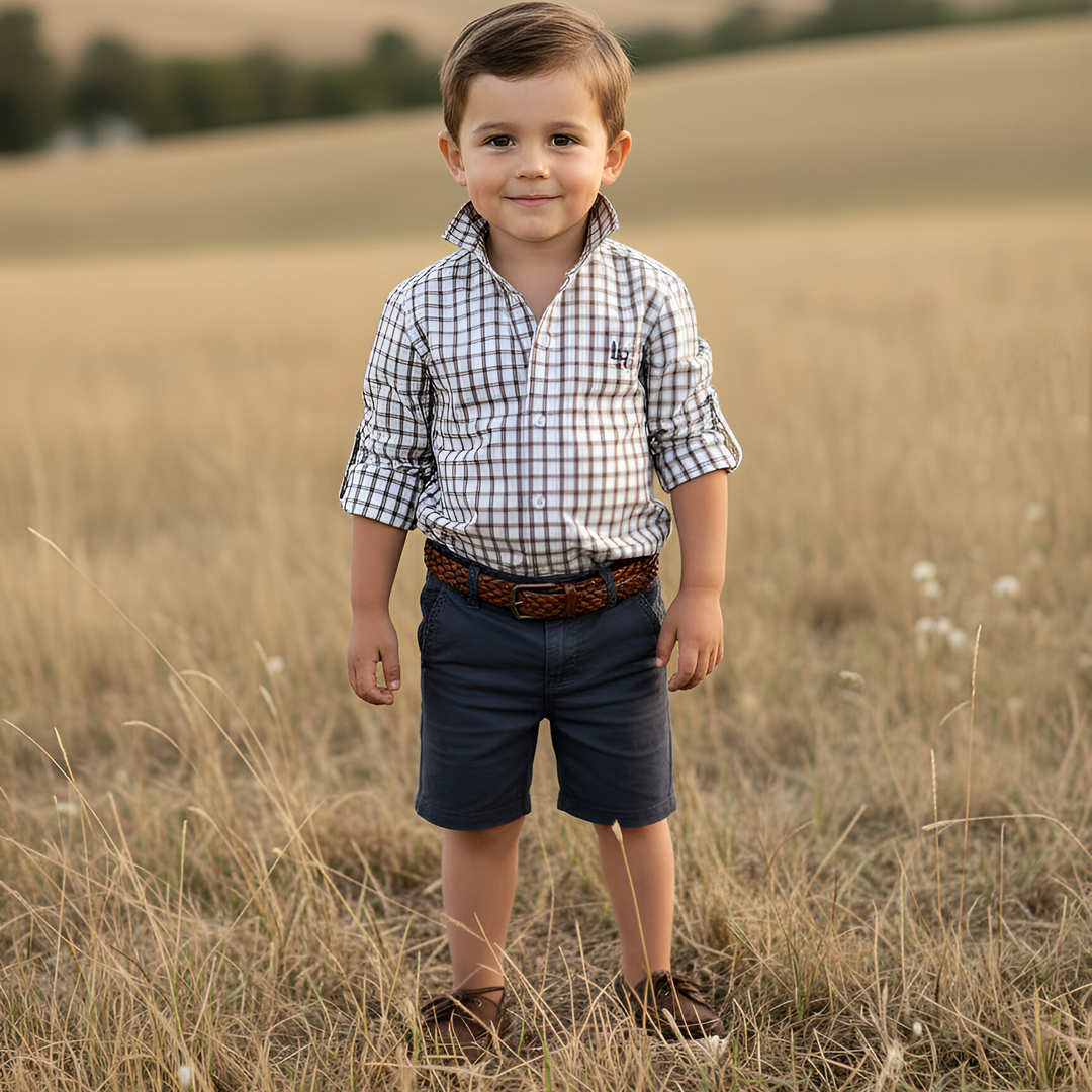Boys Chino Shorts - Navy