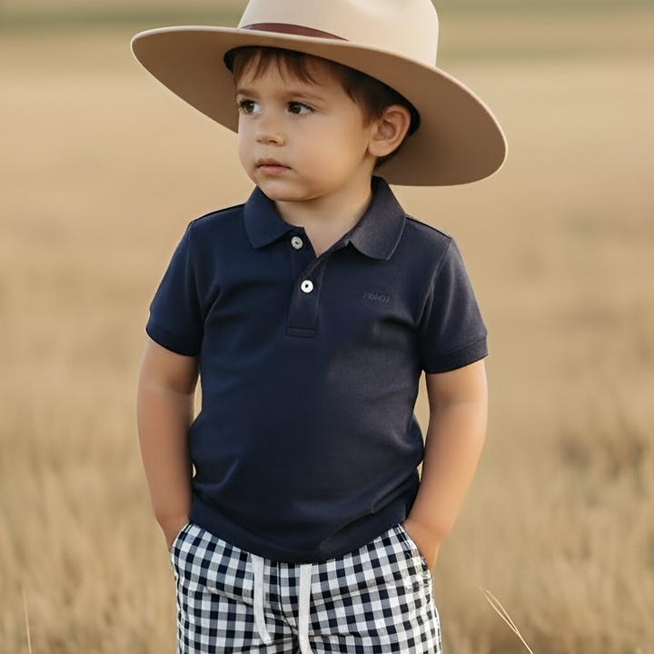 Boys Polo Shirt - Navy