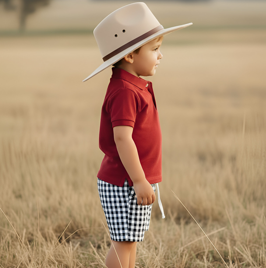 Boys Polo Shirt - Red