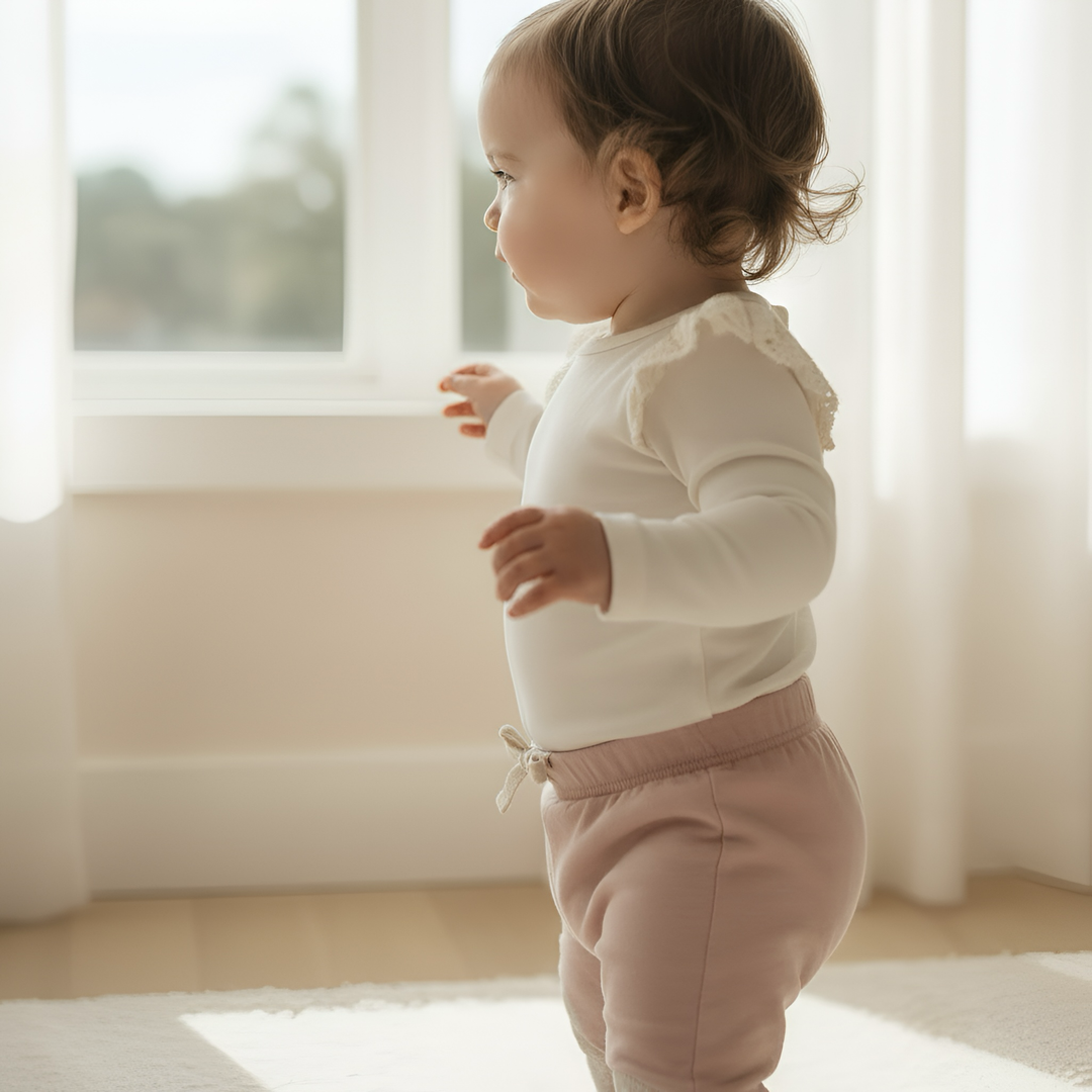 Baby Girls Comfy Pants - Pink