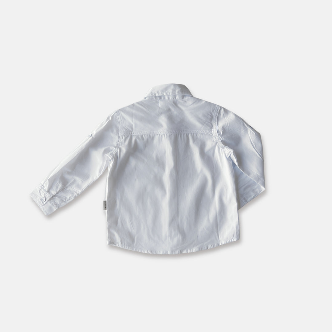Boys Oxford Dress Shirt -  White