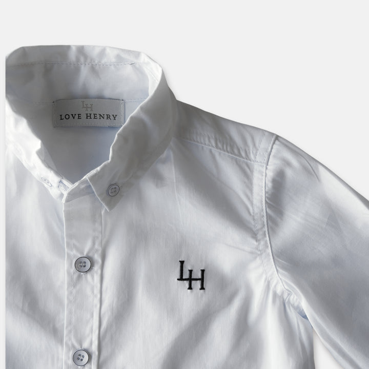 Boys Oxford Dress Shirt -  White