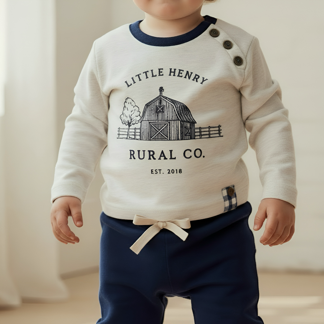 Baby Boys LS Graphic Tee - Rural Barn