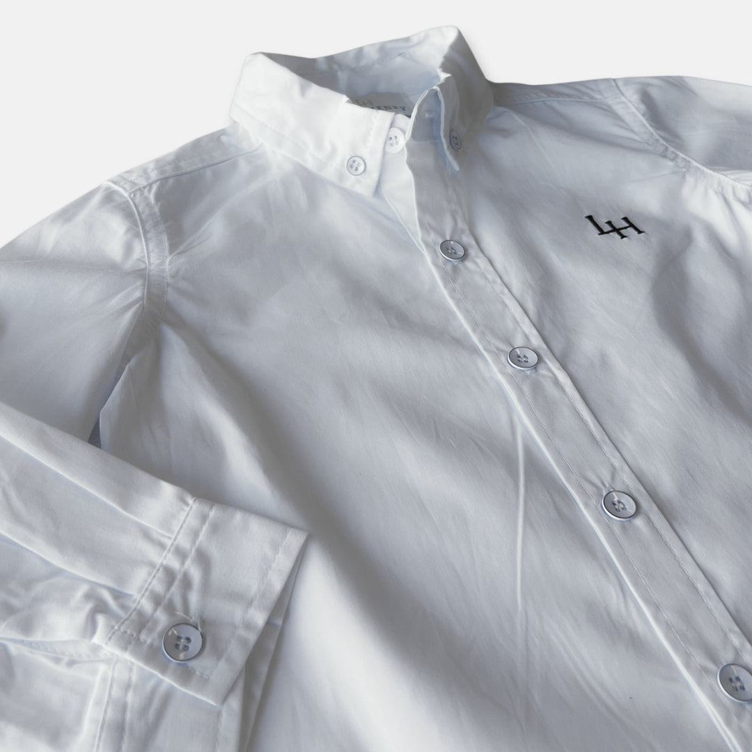 Boys Oxford Dress Shirt -  White