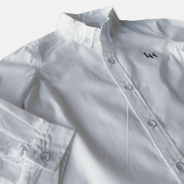 Boys Oxford Dress Shirt -  White
