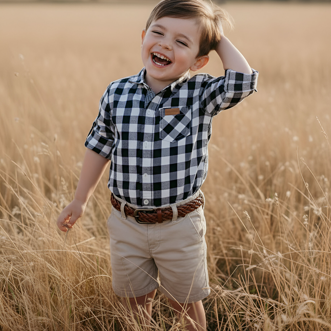 Boys Chino Shorts - Stone