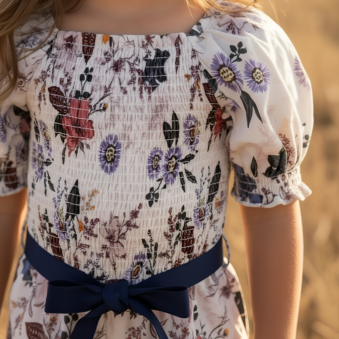 Girls Tilly Playsuit - Native Floral