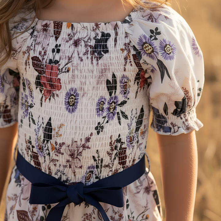 Girls Tilly Playsuit - Native Floral
