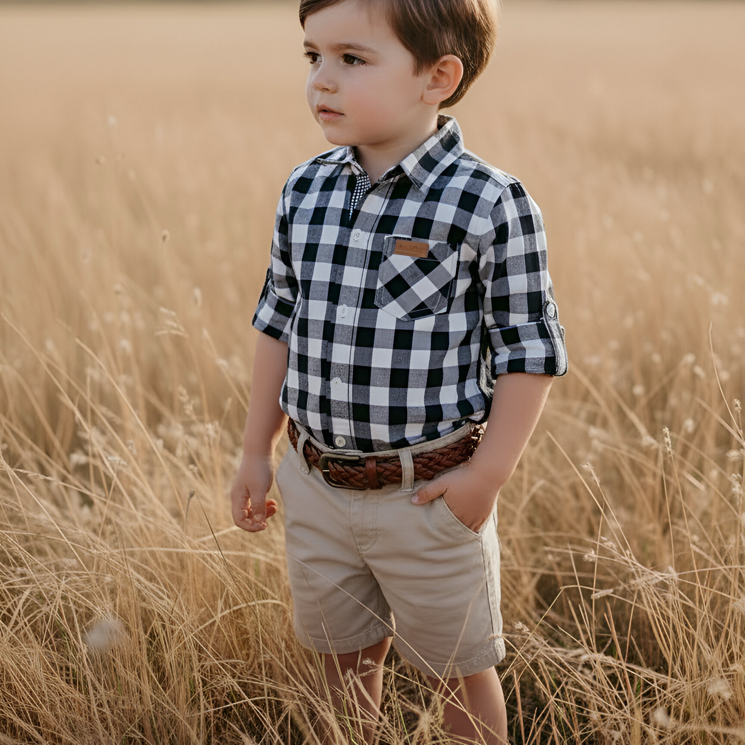 Boys Chino Shorts - Stone