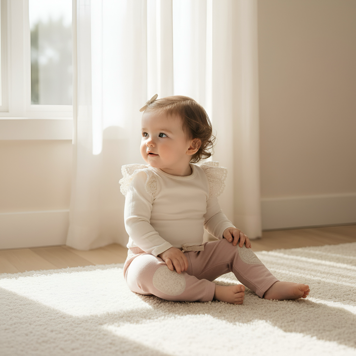 Baby Girls Comfy Pants - Pink