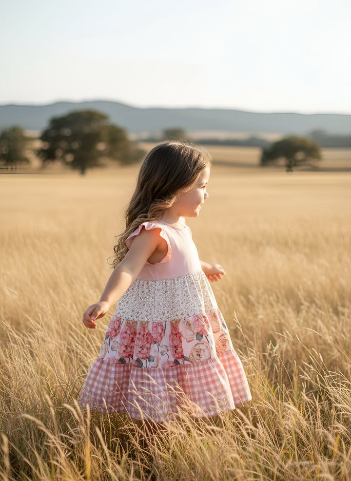 Girls Ivy Dress - Pretty Blossom
