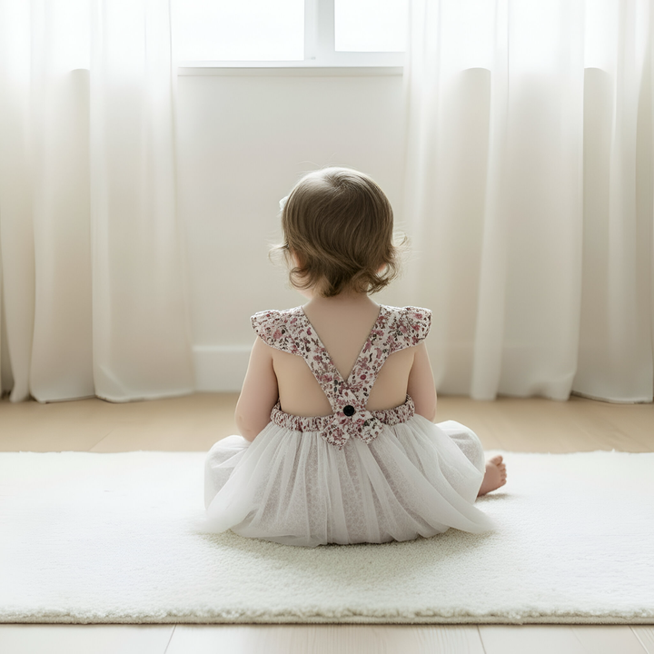 Baby Girls Lottie Dress - Pink Petite Floral