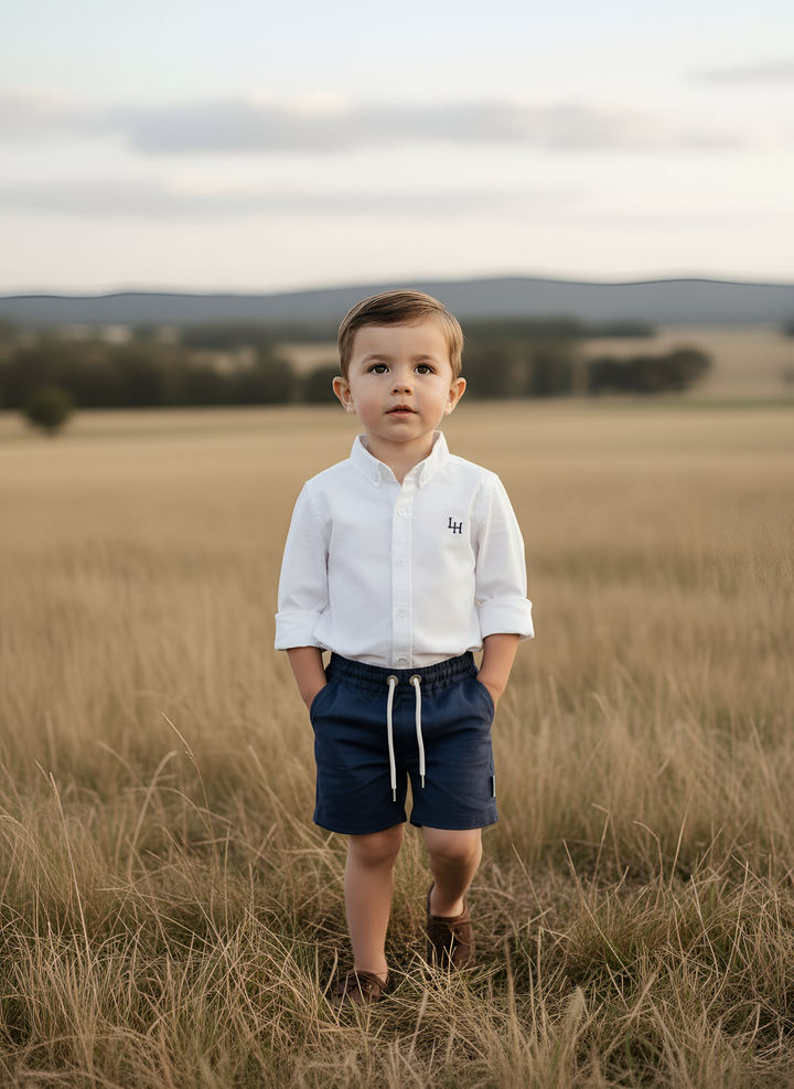 Boys Oxford Dress Shirt -  White