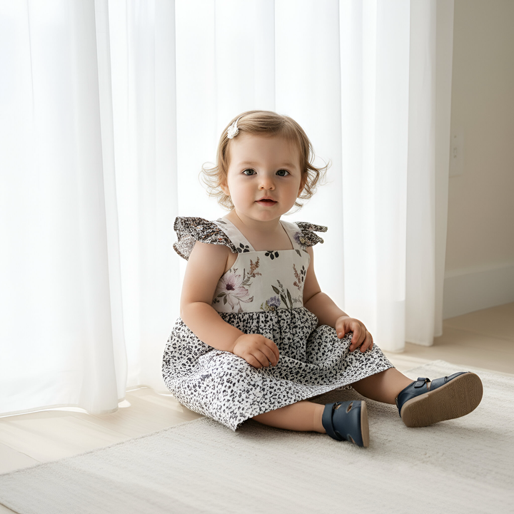 Baby Girls Hattie Dress -  Meadow Florals