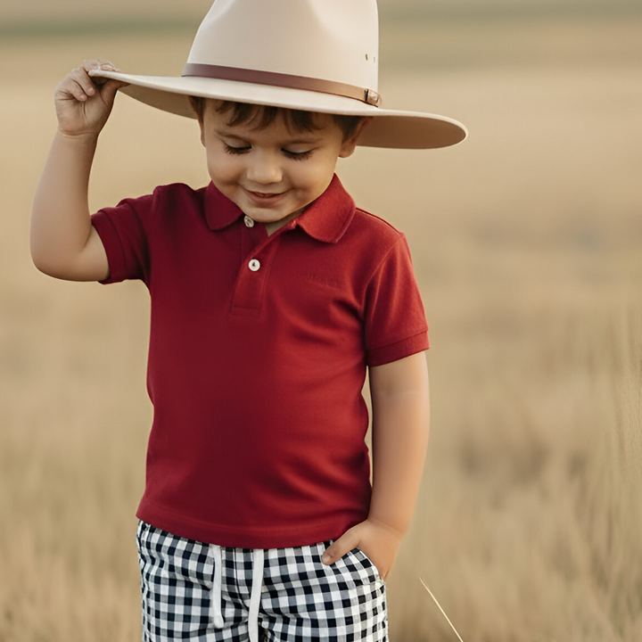 Boys Polo Shirt - Red
