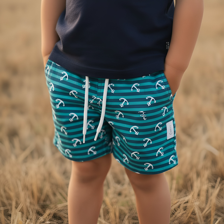 Boys Sonny Shorts - Coastal Anchors 26