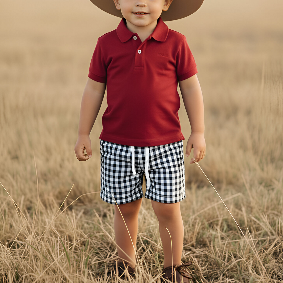 Boys Polo Shirt - Red