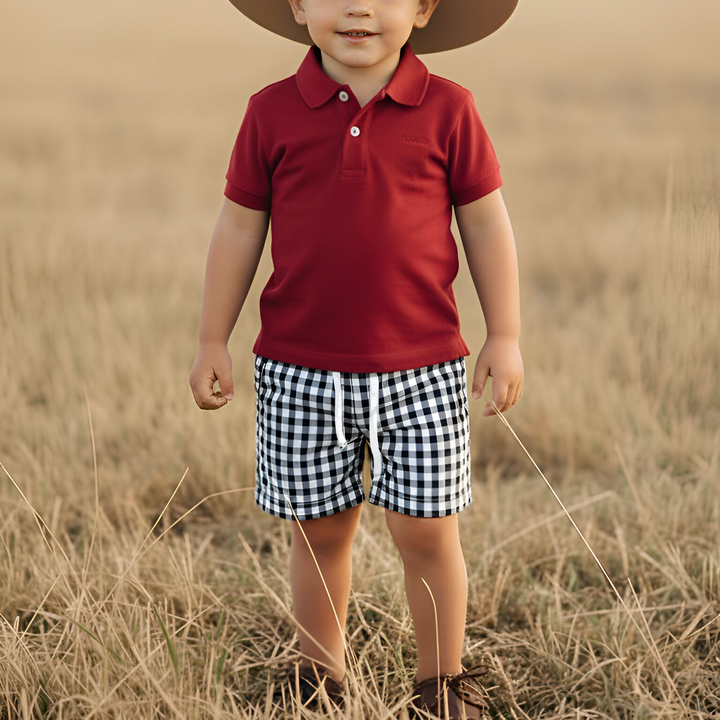 Boys Polo Shirt - Red
